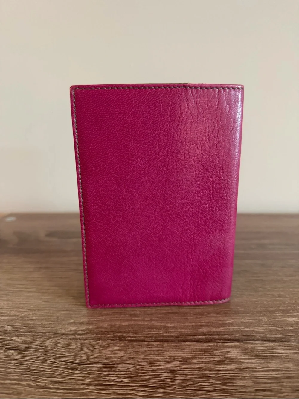 Tusk Fuchsia Siam Goatskin Leather Passport Cover